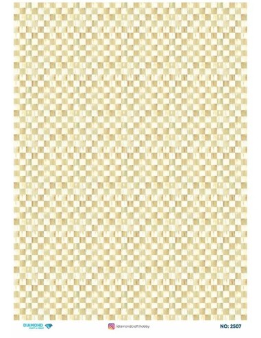 2507 Diamond Pirinç Dekopaj Kağıdı 30x42cm