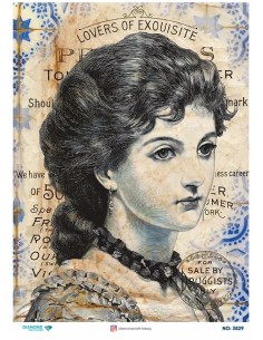3829 Diamond Pirinç Dekopaj Kağıdı 30x42cm