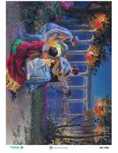 3861 Diamond Pirinç Dekopaj Kağıdı 30x42cm