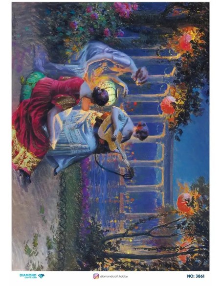 3861 Diamond Pirinç Dekopaj Kağıdı 30x42cm