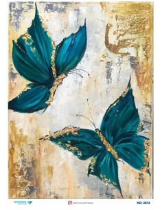 3873 Diamond Pirinç Dekopaj Kağıdı 30x42cm