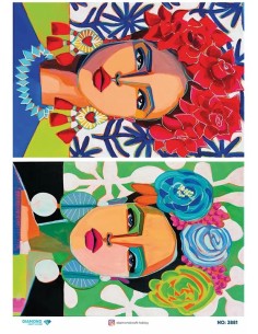 3881 Diamond Pirinç Dekopaj Kağıdı 30x42cm