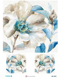 3915 Diamond Pirinç Dekopaj Kağıdı 30x42cm