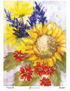 3947 Diamond Pirinç Dekopaj Kağıdı 30x42cm