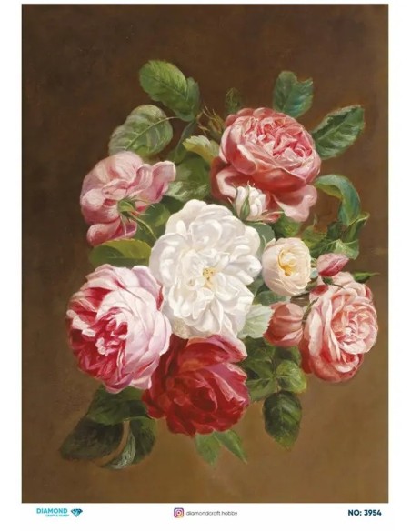 3954 Diamond Pirinç Dekopaj Kağıdı 30x42cm