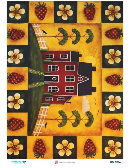 3964 Diamond Pirinç Dekopaj Kağıdı 30x42cm