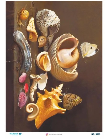 3973 Diamond Pirinç Dekopaj Kağıdı 30x42cm