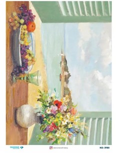 3988 Diamond Pirinç Dekopaj Kağıdı 30x42cm