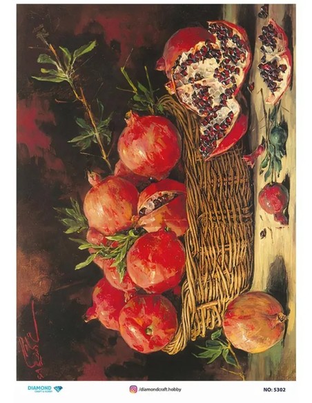 5302 Diamond Pirinç Dekopaj Kağıdı 30x42cm