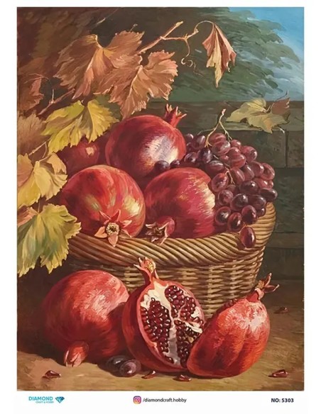 5303 Diamond Pirinç Dekopaj Kağıdı 30x42cm