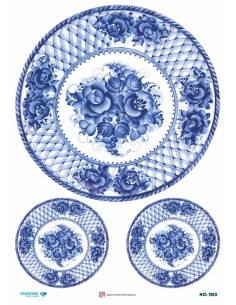 7610 Diamond Pirinç Dekopaj Kağıdı 30x42cm