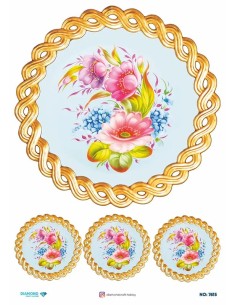 7615 Diamond Pirinç Dekopaj Kağıdı 30x42cm