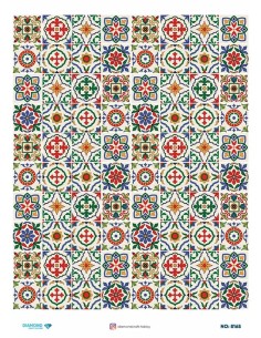 8165 Diamond Pirinç Dekopaj Kağıdı 30x42cm