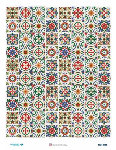 8165 Diamond Pirinç Dekopaj Kağıdı 30x42cm