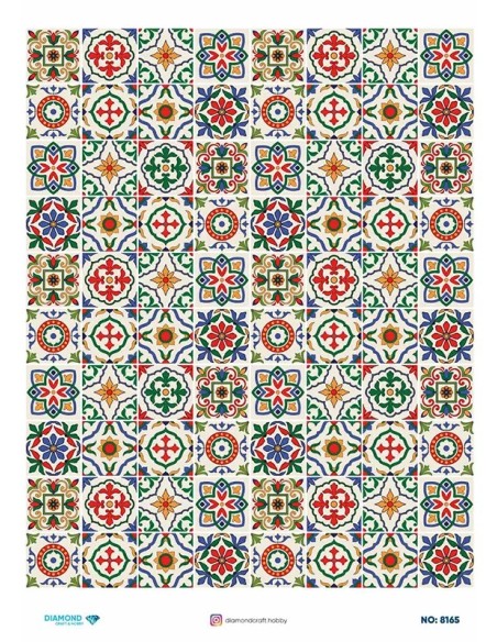 8165 Diamond Pirinç Dekopaj Kağıdı 30x42cm