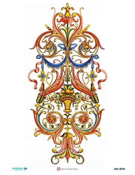 8170 Diamond Pirinç Dekopaj Kağıdı 30x42cm