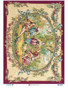 8173 Diamond Pirinç Dekopaj Kağıdı 30x42cm