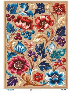 8175 Diamond Pirinç Dekopaj Kağıdı 30x42cm