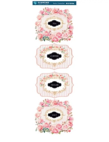 Diamond Sulu Transfer Kağıdı KS1006 10x30cm