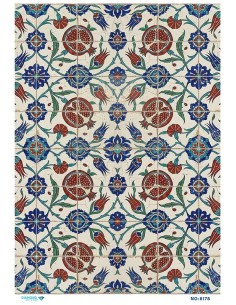 8178 Diamond Pirinç Dekopaj Kağıdı 30x42cm