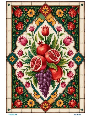 8191 Diamond Pirinç Dekopaj Kağıdı 30x42cm