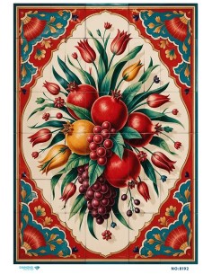 8192 Diamond Pirinç Dekopaj Kağıdı 30x42cm