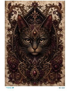 8220 Diamond Pirinç Dekopaj Kağıdı 30x42cm