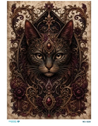 8220 Diamond Pirinç Dekopaj Kağıdı 30x42cm