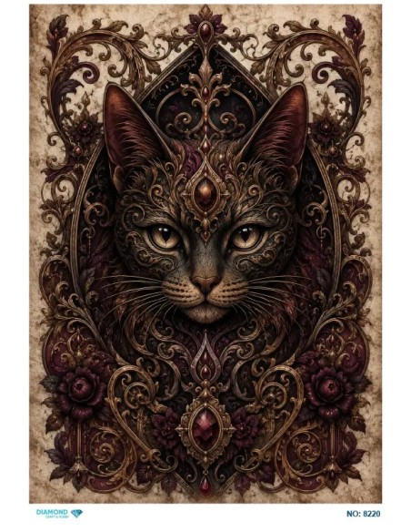 8220 Diamond Pirinç Dekopaj Kağıdı 30x42cm