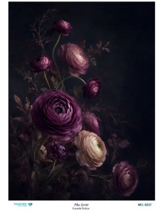 8237 Diamond Pirinç Dekopaj Kağıdı Plus Serisi 30x42cm