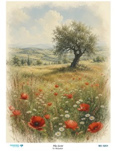 8251 Diamond Pirinç Dekopaj Kağıdı Plus Serisi 30x42cm