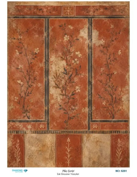 8261 Diamond Pirinç Dekopaj Kağıdı Plus Serisi 30x42cm