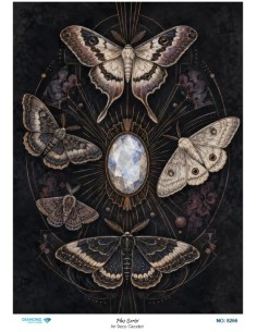 8266 Diamond Pirinç Dekopaj Kağıdı Plus Serisi 30x42cm