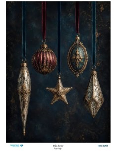 8269 Diamond Pirinç Dekopaj Kağıdı Plus Serisi 30x42cm