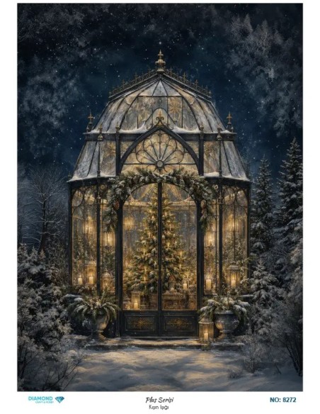 8272 Diamond Pirinç Dekopaj Kağıdı Plus Serisi 30x42cm