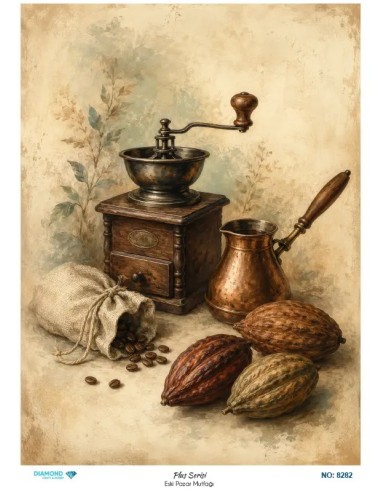 8282 Diamond Pirinç Dekopaj Kağıdı Plus Serisi 30x42cm