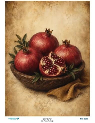 8283 Diamond Pirinç Dekopaj Kağıdı Plus Serisi 30x42cm
