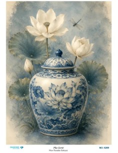 8289 Diamond Pirinç Dekopaj Kağıdı Plus Serisi 30x42cm