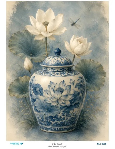 8289 Diamond Pirinç Dekopaj Kağıdı Plus Serisi 30x42cm