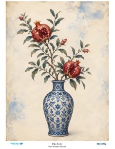 8292 Diamond Pirinç Dekopaj Kağıdı Plus Serisi 30x42cm
