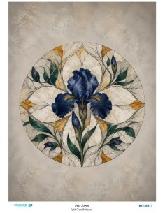 8313 Diamond Pirinç Dekopaj Kağıdı Plus Serisi 30x42cm