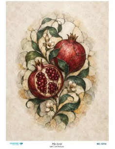8314 Diamond Pirinç Dekopaj Kağıdı Plus Serisi 30x42cm