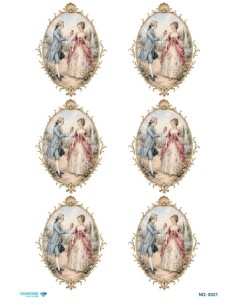 8321 Diamond Pirinç Dekopaj Kağıdı 30x42cm