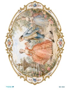 8323 Diamond Pirinç Dekopaj Kağıdı 30x42cm