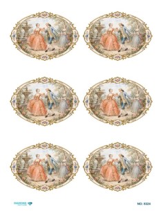 8324 Diamond Pirinç Dekopaj Kağıdı 30x42cm