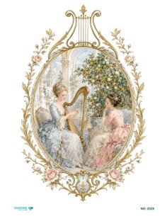 8329 Diamond Pirinç Dekopaj Kağıdı 30x42cm