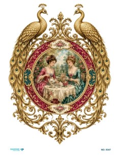 8347 Diamond Pirinç Dekopaj Kağıdı 30x42cm