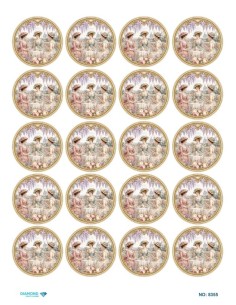 8355 Diamond Pirinç Dekopaj Kağıdı 30x42cm