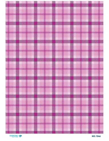 1346 Diamond Pirinç Dekopaj Kağıdı 30x42cm