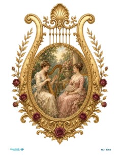 8368 Diamond Pirinç Dekopaj Kağıdı 30x42cm